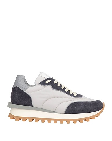 ELEVENTY Sneakers Nachtblau Leder, Gewebefasern