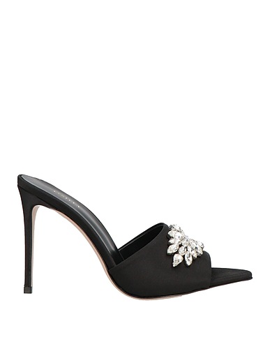 LE SILLA Sandals Black Textile fibers