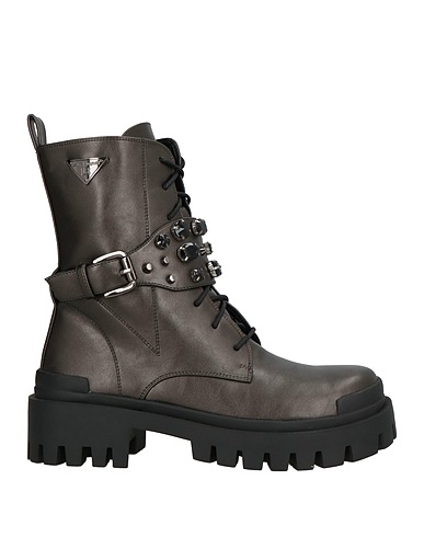 LAURA BIAGIOTTI Ankle boot Charcoal Textile fibers