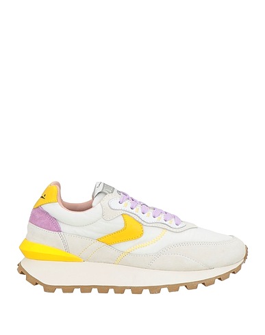 VOILE BLANCHE Sneakers HYBRO Light grey Leather, Textile fibers