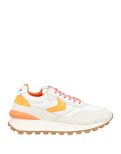VOILE BLANCHE Sneakers Apricot Leather, Textile fibres
