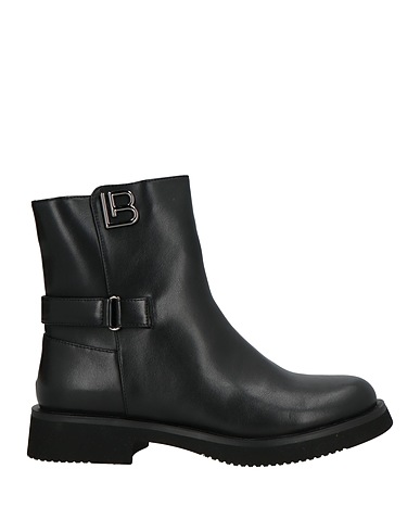 LAURA BIAGIOTTI Ankle boot Black Textile fibres