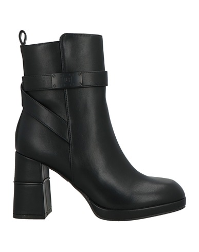 LAURA BIAGIOTTI Ankle boot Black Textile fibres