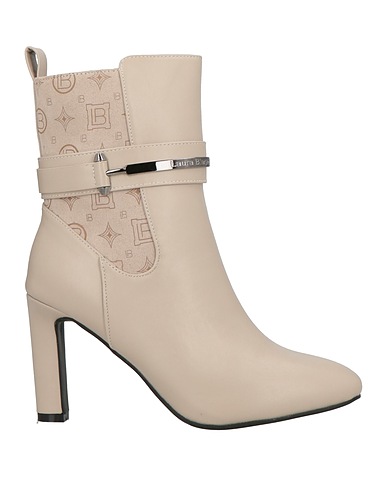 LAURA BIAGIOTTI Ankle boot Light grey Textile fibres