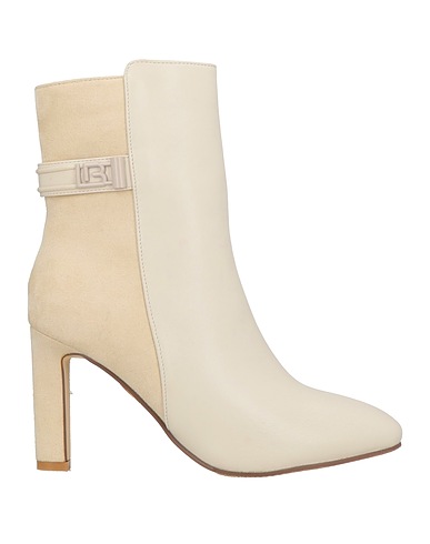 LAURA BIAGIOTTI Stivaletti Avorio Fibre tessili