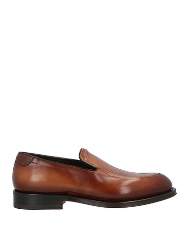 SANTONI モカシン GOODYEAR ブラウン 革（なめし加工）