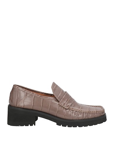 FABIO RUSCONI Loafers Grey Goat skin