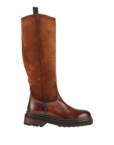 I-N - S-T-I-T-C-H-E-S Boots Brown Leather
