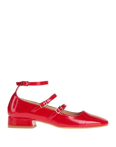 DIVINE FOLLIE Footwear Red Textile fibers