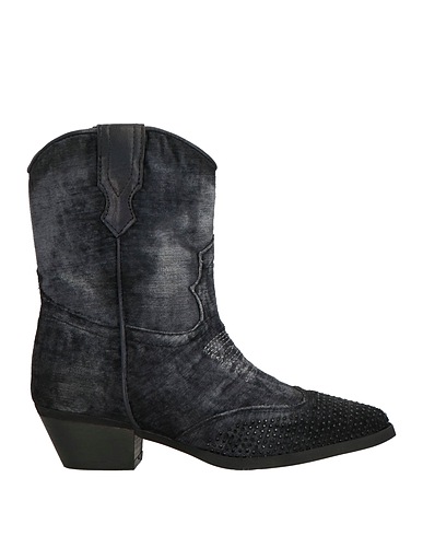 ZOE Ankle boot Charcoal Textile fibres