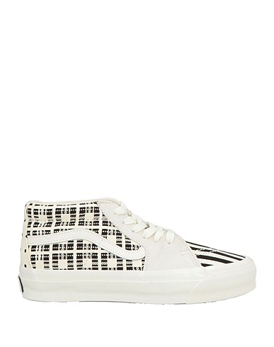 VANS VAULT Sneakers Off white Leather, Textile fibres