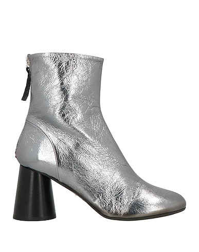 HALMANERA Ankle boot Silver Leather