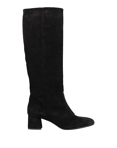 ANNA F. Boots Black Leather