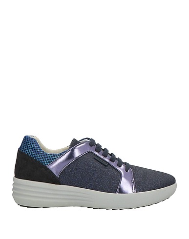 STONEFLY Sneakers Navy blue Leather, Textile fibres