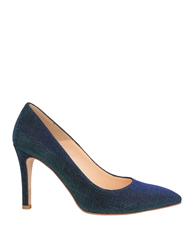 MELLUSO Pumps Blau Gewebefasern