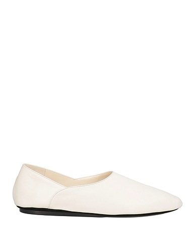 JIL SANDER Ballet flats Ivory Leather