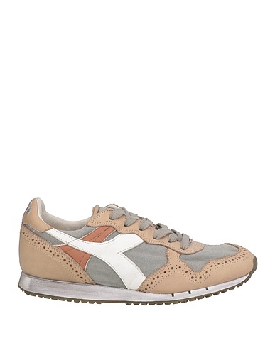 DIADORA HERITAGE Sneakers Grey Leather, Textile fibres