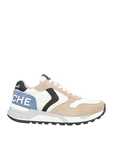 VOILE BLANCHE Sneakers Taupe Leather, Textile fibers