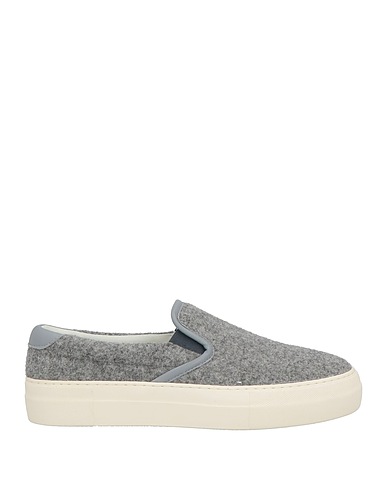 SOFIE D'HOORE Sneakers Hellgrau Leder, Gewebefasern
