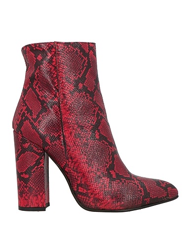HILYA Stiefelette Rot Leder