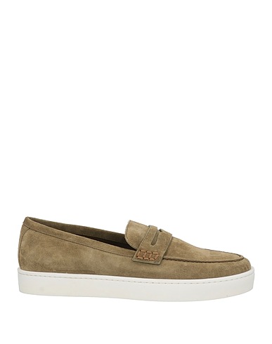 MANOLO BLAHNIK Loafers Sage green Calfskin