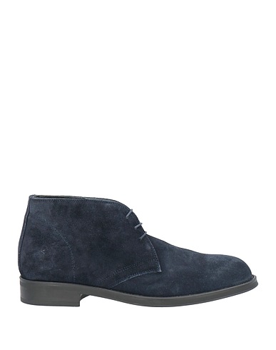 ARCURI Ankle boot Navy blue Leather