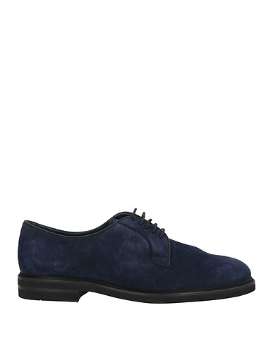 BERWICK  1707 Laced shoes Navy Leather