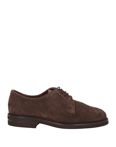 BERWICK  1707 Laced shoes Khaki Leather