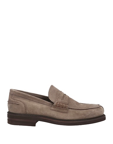 BERWICK  1707 Loafers Grey Leather