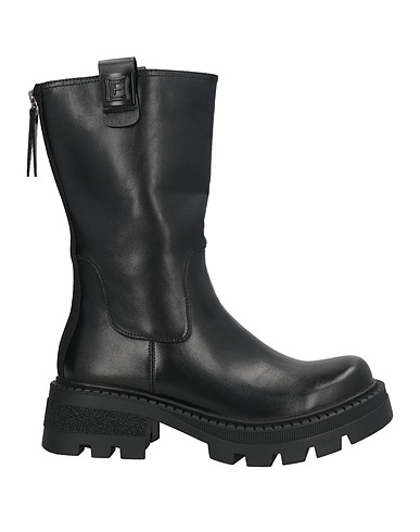LAURA BIAGIOTTI Ankle boot Black Textile fibers