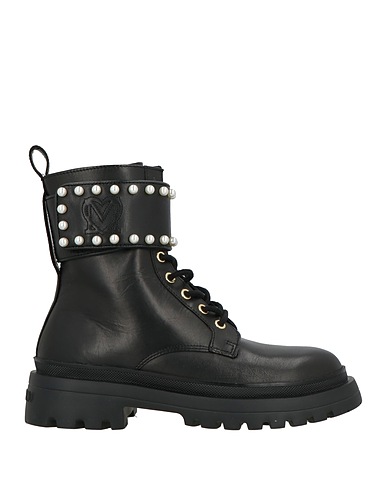 LOVE MOSCHINO Ankle boot Black Calfskin