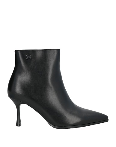 LAURA BIAGIOTTI Ankle boot Black Textile fibres