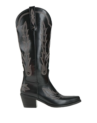 LAURA BIAGIOTTI Boots Black Textile fibers