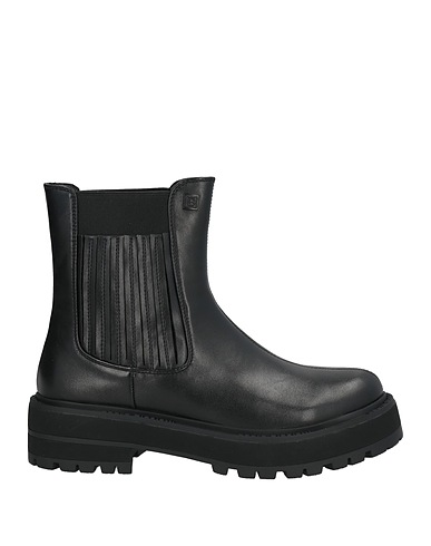 LAURA BIAGIOTTI Stiefelette Schwarz Gewebefasern