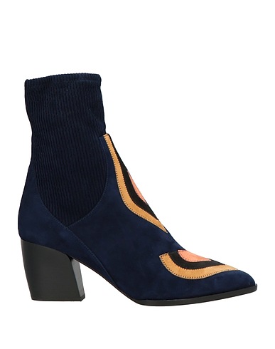 PIERRE HARDY Ankle boot Navy blue Lambskin