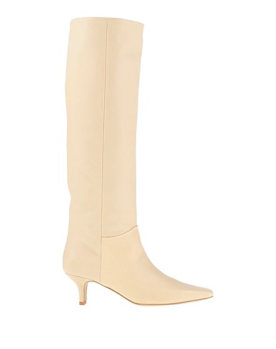 ALYSI Boots ACCESSORERIA Beige Leather