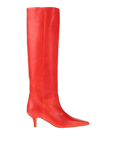 ALYSI Boots ACCESSORERIA Tomato red Leather