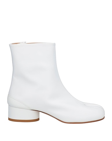 MANILA GRACE Ankle boot White Leather