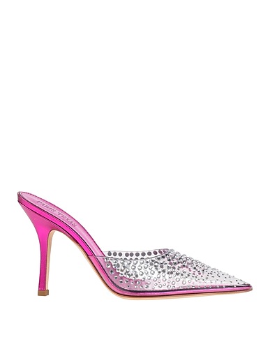 PARIS TEXAS Mules and clogs Fuchsia PVC - Polyvinyl chloride