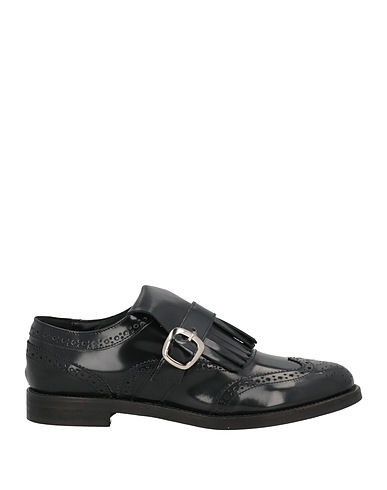 DIVINE FOLLIE Loafers NERO Leather
