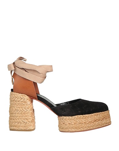 CHRISTIAN LOUBOUTIN Espadrilles Black Leather