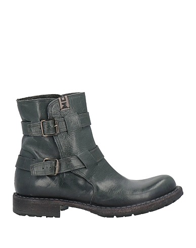 MOMA Ankle boot Deep teal Leather