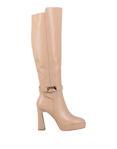 LAURA BIAGIOTTI Boots Beige Textile fibres