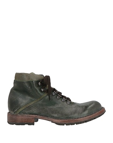 MOMA Ankle boot Dark green Leather