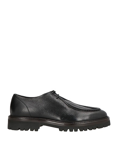 FABIANO RICCI Laced shoes Black Deerskin