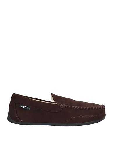 POLO RALPH LAUREN Loafers Dark brown Textile fibres