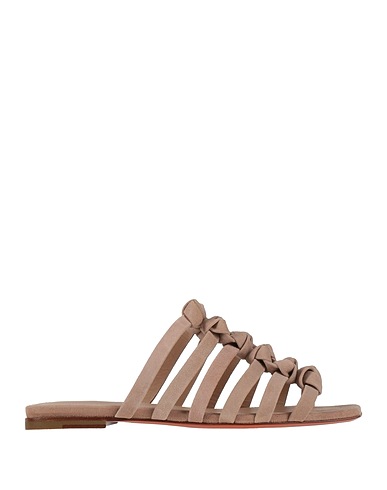 SANTONI Sandals Taupe Leather