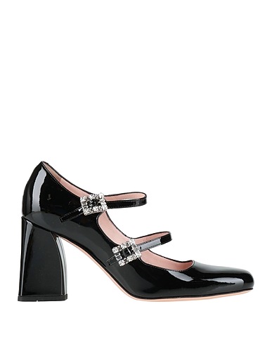 ROGER VIVIER Court Black Leather
