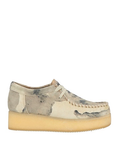 CLARKS ORIGINALS Laced shoes Ivory Leather