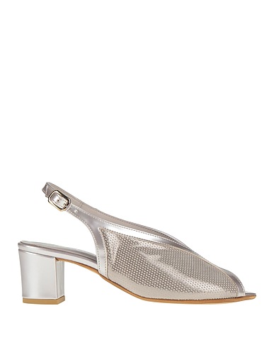 CINZIA SOFT Sandals Grey Textile fibers